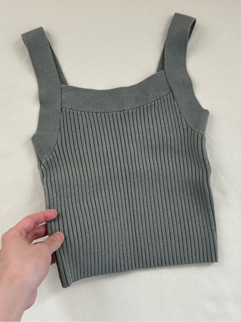 Abercrombie & Fitch Knit Cropped Tank Top